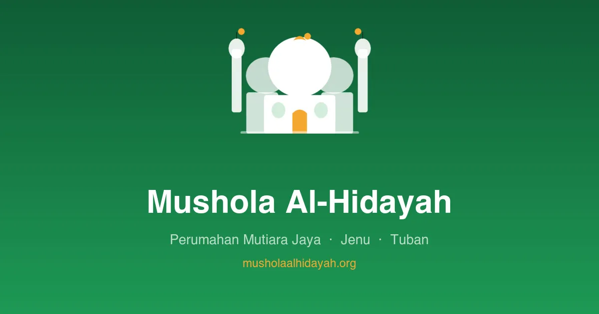 Mushola Al-Hidayah Bendagede: Tempat Berkumpul yang Menyatu dengan Budaya Cilacap